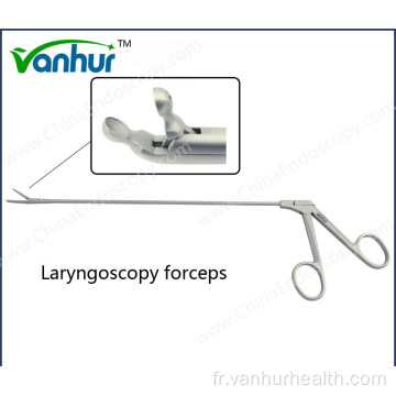 Pince à laryngoscopie en acier inoxydable 230 mm